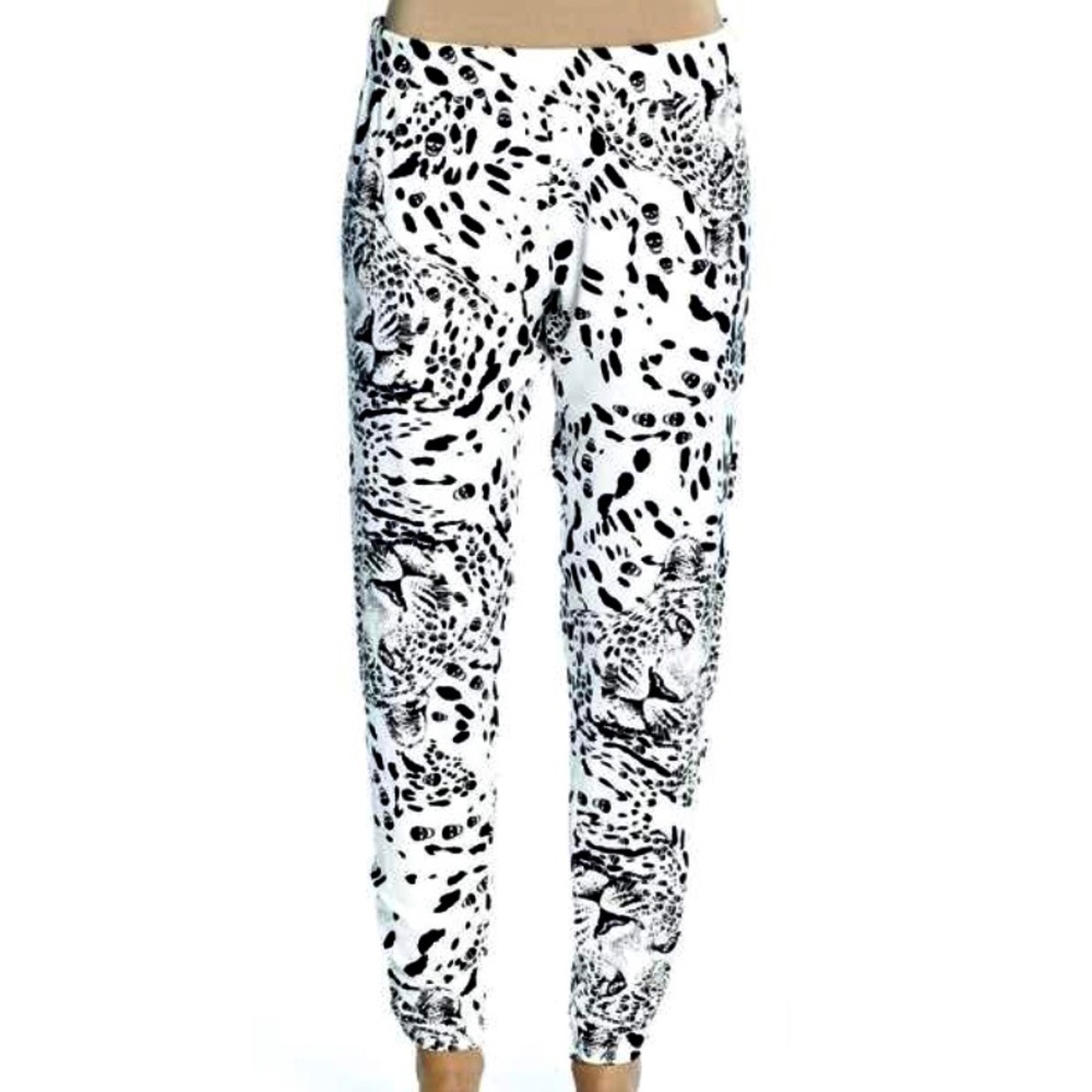 Lauren Moshi Mimi leopard print jogger NWOT Sz XS